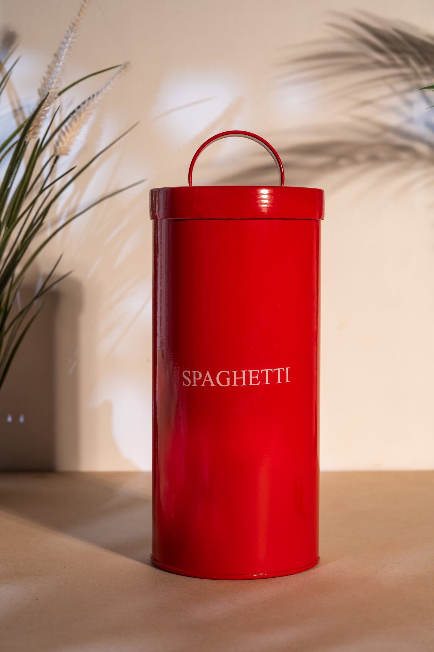 Red Aluminum Spaghetti Box