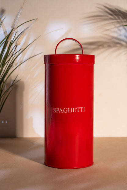 Red Aluminum Spaghetti Box