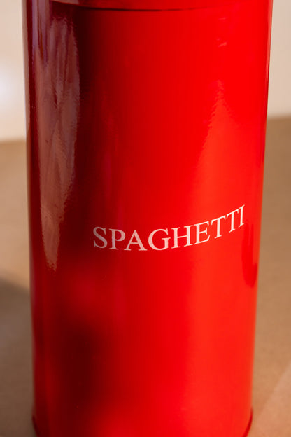 Red Aluminum Spaghetti Box