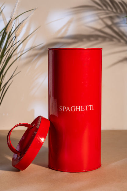 Red Aluminum Spaghetti Box