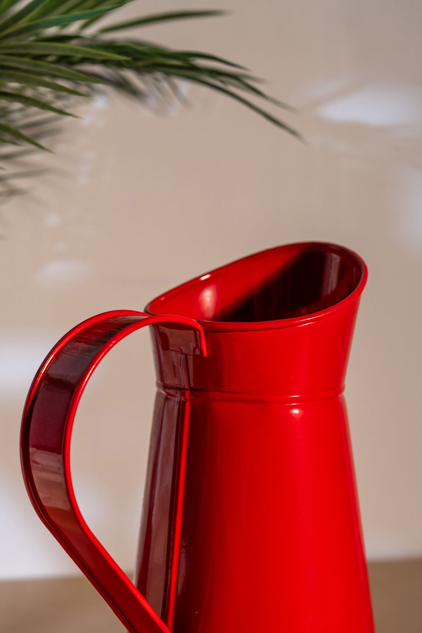 Red Aluminum Casted Water Jug