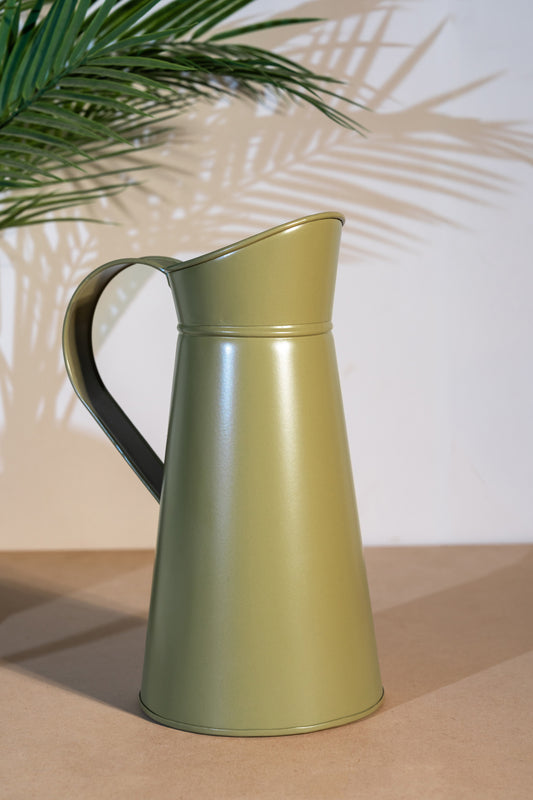 Olive Green Aluminum Casted Water Jug