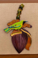 3D Banana Blossom 7x7 Handpainted Decorative Wall Frame