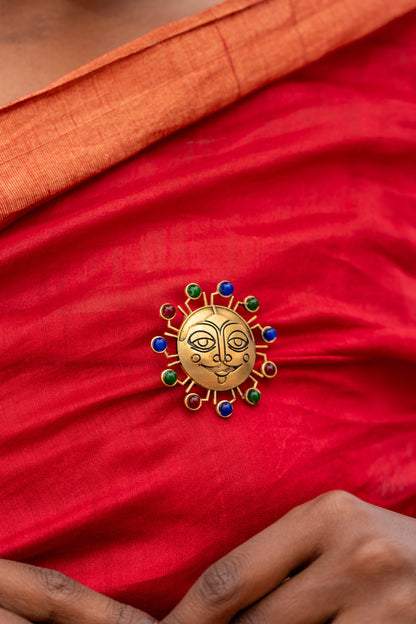 Sooraj Brooch Pin