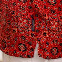 Red Modal Ajrakh Men's Full Sleeve Shirt | Craftroots