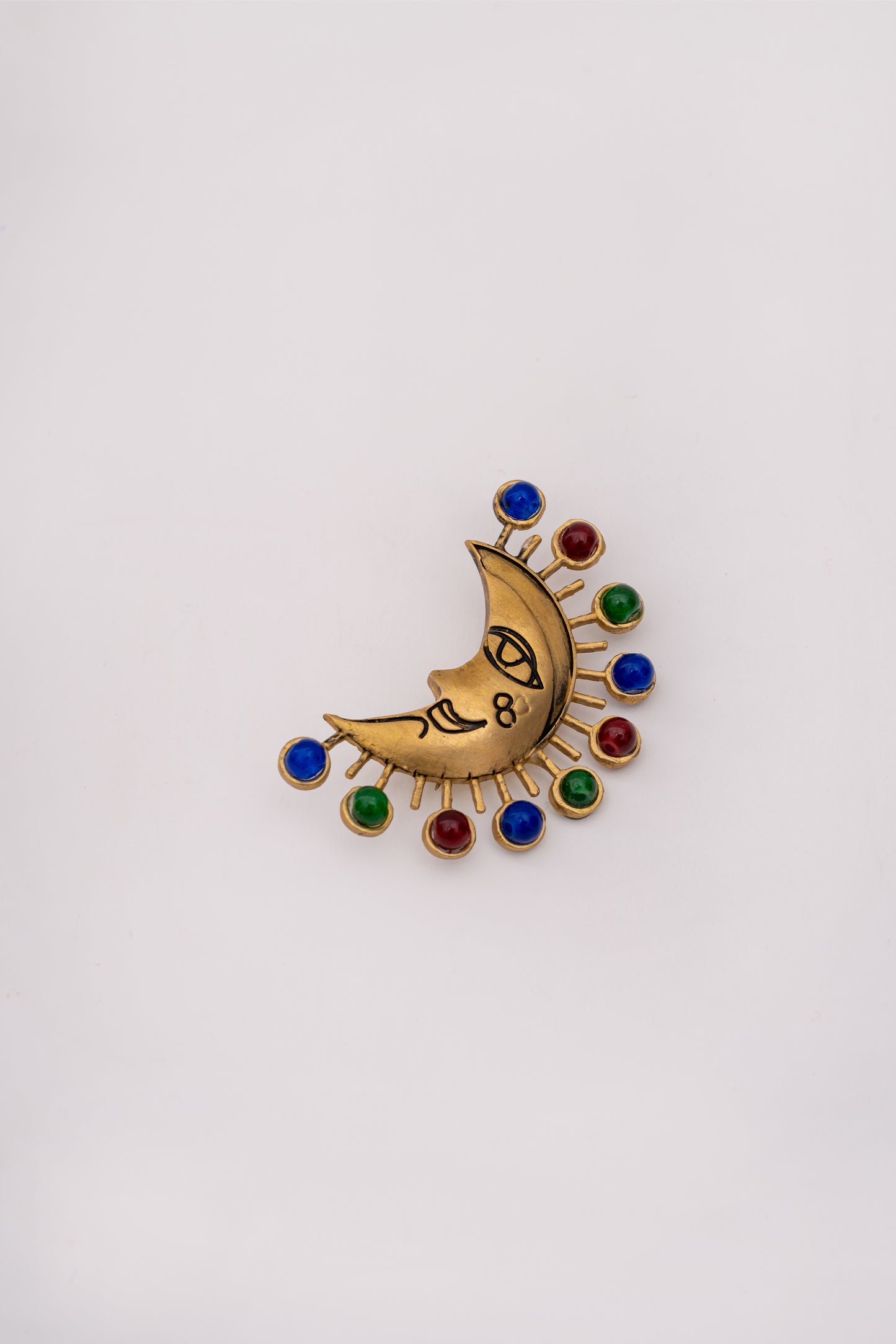 Moon Brooch Pin