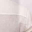 Men's White Khadi Cotton Full Sleeve Shirt with Faat Work | Craftroots