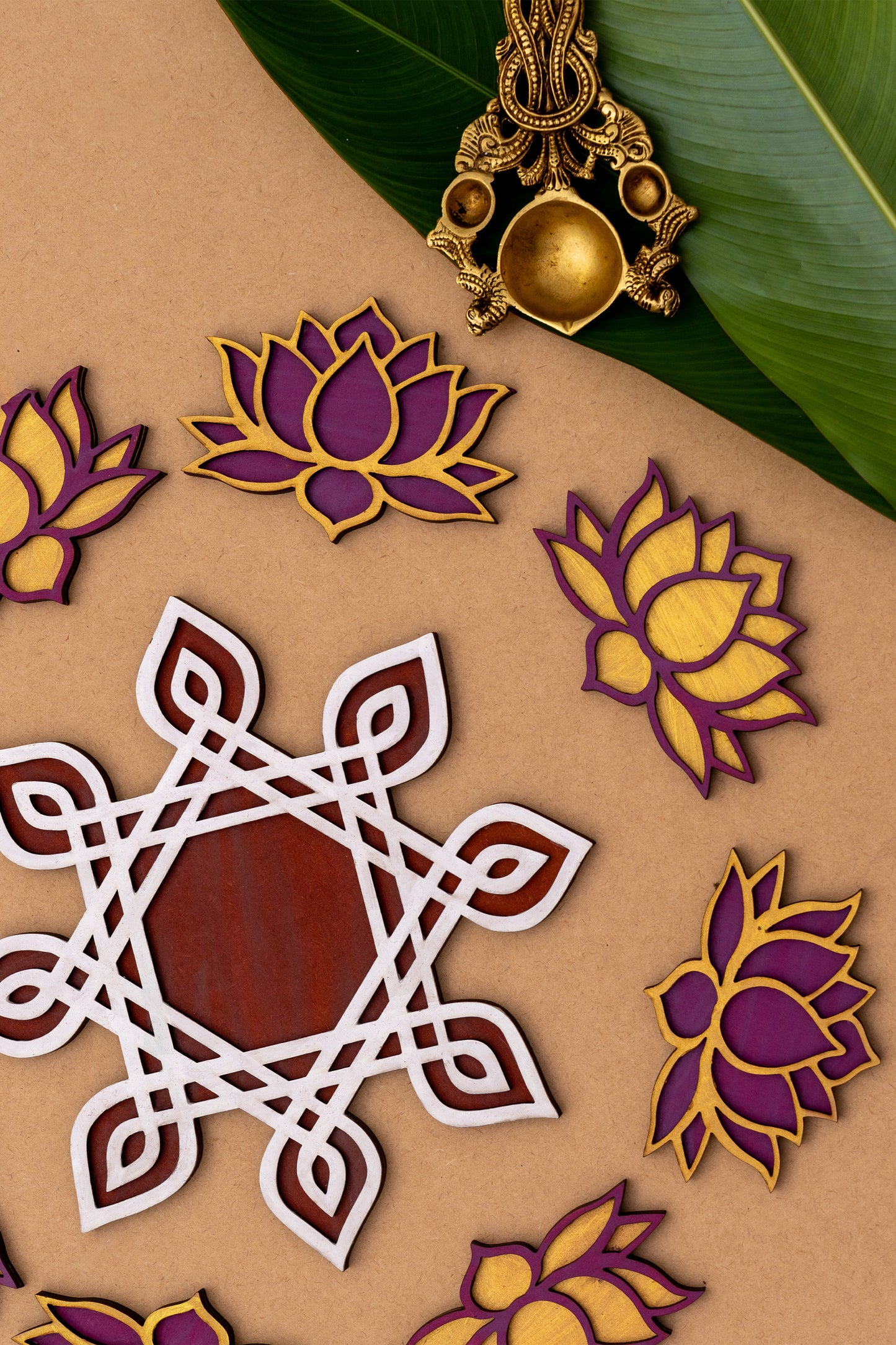 Kolam Kamal Rangoli