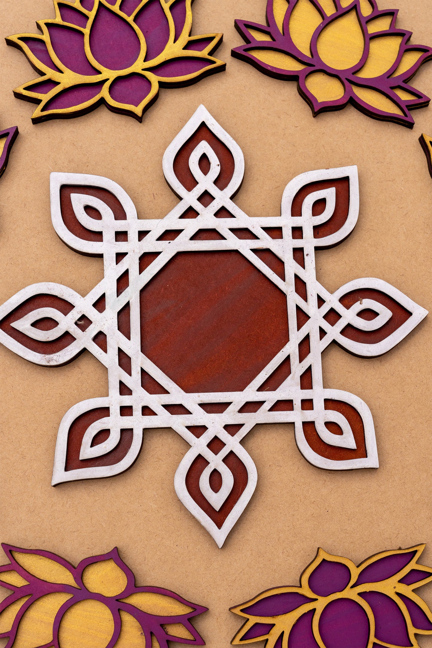 Kolam Kamal Rangoli