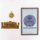 Pichwai Divine Set with Brass Hanging Plates | Craftroots