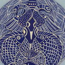 Pichwai Divine Set with Brass Hanging Plates | Craftroots