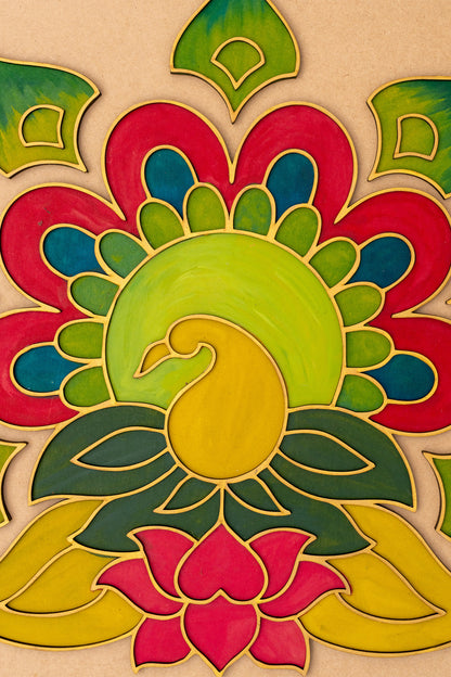 Rang Mayur Rangoli
