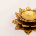 Brass Pooja Trio – Diya, Deepak & Dhoopdaani | Craftroots