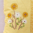 Yellow & Ivory Floral Cushion Set of 4 | Craftroots