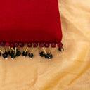 Red Wave Rabari Mobile Pouch | Handcrafted Rabari Work