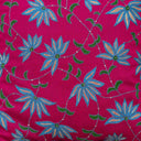 Pink Slub Silk Aari Work Lotus Jaal Cushion Cover 16x16 | Craftroots