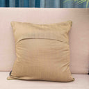 16x16 inch cream embroidered cushion cover
