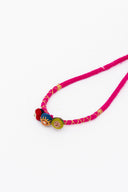 Handcrafted Pink Jhilmil Lumba Rakhi for Bhabhi