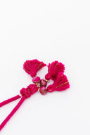 Handcrafted Pink Jhilmil Lumba Rakhi for Bhabhi
