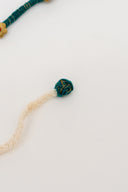 Mint Karigari Dorr Rakhi – Hand-Braided Handmade Thread & Brass Rakhi