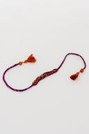 Purple Karigari Ikat Rakhi