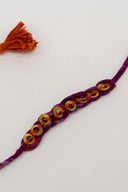 Artisanal Twisted Ties White Rakhi – Handmade Cotton & Zari Rakhi for Brother | Craftroots