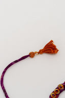 Purple Karigari Ikat Rakhi