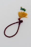 Purple Tarang Lumba Rakhi – Handcrafted Thread, Beads & Mirror Bhabhi Rakhi