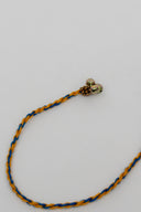 Blue Karigari Noor Rakhi – Handcrafted Mirror Work Thread Rakhi