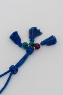 Handcrafted Blue Jhilmil Lumba Rakhi