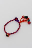 Purple Rangrez Lumba Rakhi – Handcrafted Thread Bhabhi Rakhi