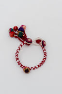 White Rangrez Lumba Rakhi – Handcrafted Thread Bhabhi Rakhi