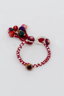 White Rangrez Lumba Rakhi – Handcrafted Thread Bhabhi Rakhi