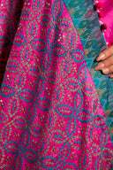 Rani Pink Satin Silk Saree – Timeless Craftsmanship & Vibrant Elegance