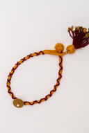 Handcrafted Mustard Tassel Lumba Rakhi