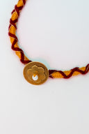 Handcrafted Mustard Tassel Lumba Rakhi