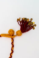 Handcrafted Mustard Tassel Lumba Rakhi