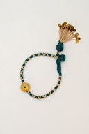 Handcrafted Mint Tassel Lumba Rakhi