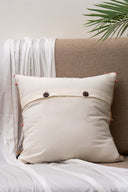 Artisan Floral Applique Cotton Cushion Cover | Craftroots
