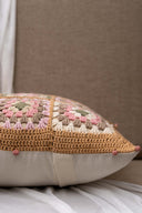 Decorative Floral Crochet Cushion Cover Cotton | Craftroots
