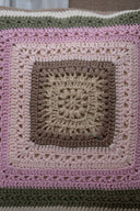 Vintage Floral Crochet Applique Cushion Cover Cotton | Craftroots
