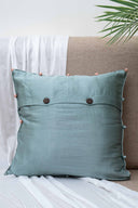 Pastel Floral Multi Sunflower Handwork Cushion Cover Gaji Silk | Craftroots
