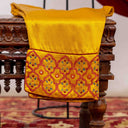 Yellow ethnic kurta set with mirror work detailing