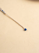 Handmade Blue-White Beads Rakhi