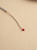 Twisted Elegant White Rakhi