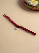 Affectionate Artisanal Red Lumba Rakhi