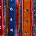 Yellow Mashru Check Potli with Bead & Brass Tikki Handwork | Gramshree