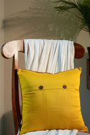 Golden Mosaic Aari Cushion Cover