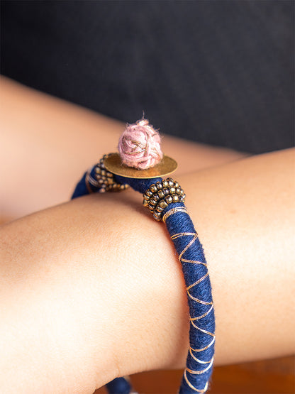 Blue Cord Bracelet