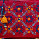Maroon Jali Rabari Box Sling Bag